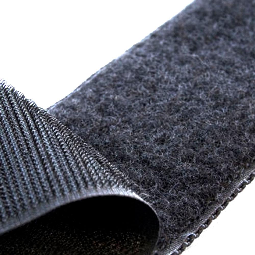 Стяжки на липучці ширина 10мм, рулон 45м, чорні, ціна за рулон