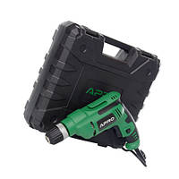 Дриль 550 Вт, швидкозатиск.патрон 0,8-10 мм, 0-3200 об/хв, реверс (кейс) APRO