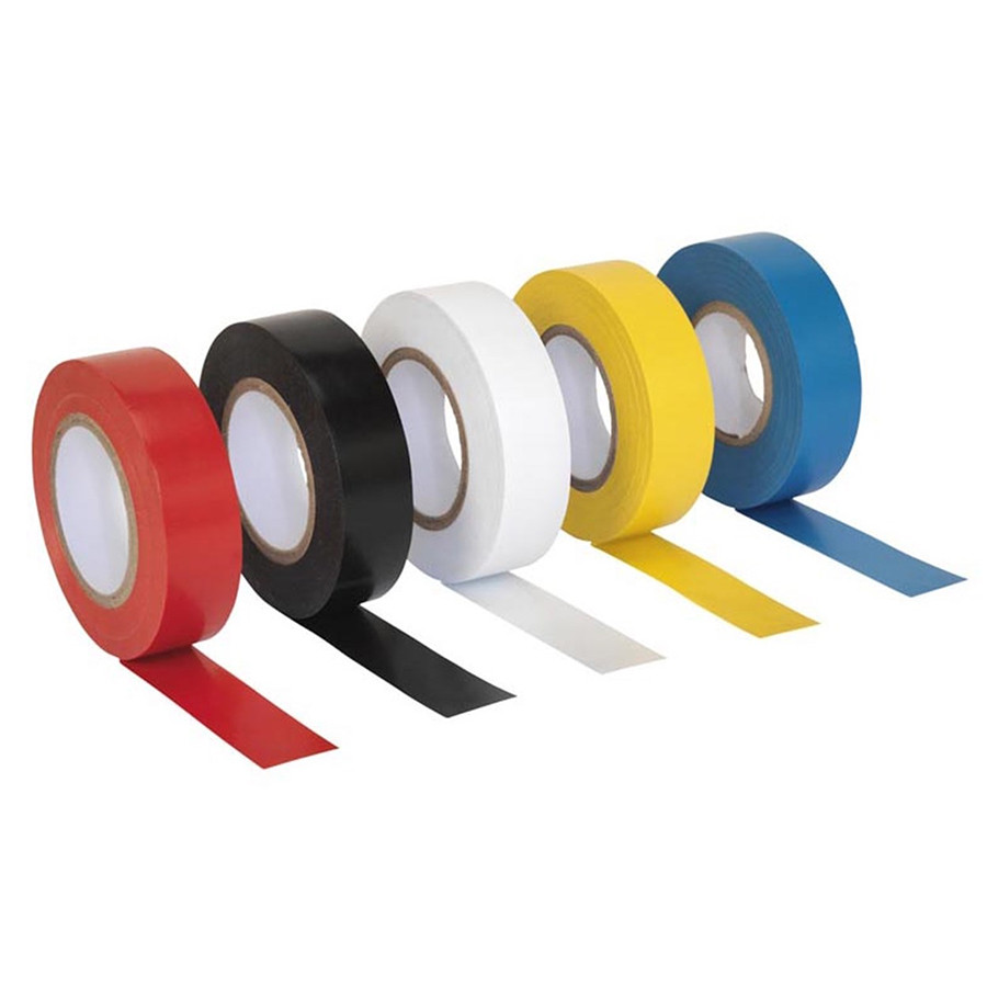 Ізолента SHUNHUI 0,13 мм * 18 мм * 20 м (синя), 10 шт. в упаковці, temp: -10 °C / +80 °C, артикул 15142, фото 1