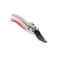 Секатор 210мм сталь SK5, метал. ручки з гумовими накладками, до 18мм, автомат. замок