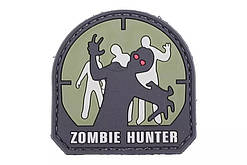 ПВХ-патч 3D — Zombie Hunter — olive