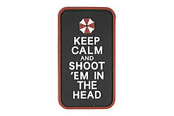 ПВХ патч 3D — Keep Calm And Shoot