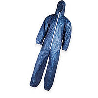 Комбінезон маляра з капюшоном Oversafe від бруду, пилу, аерозолів, L, поліпропілен, синій Sizam