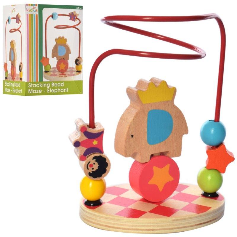 Дерев’яний Пальчиковий лабіринт + пірамідка (MD 2762), фото 1