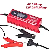 Зарядний пристрій імпульсний VOIN 6&12V/0.8-4.0A/3-120AHR/LCD (VL-144), фото 10