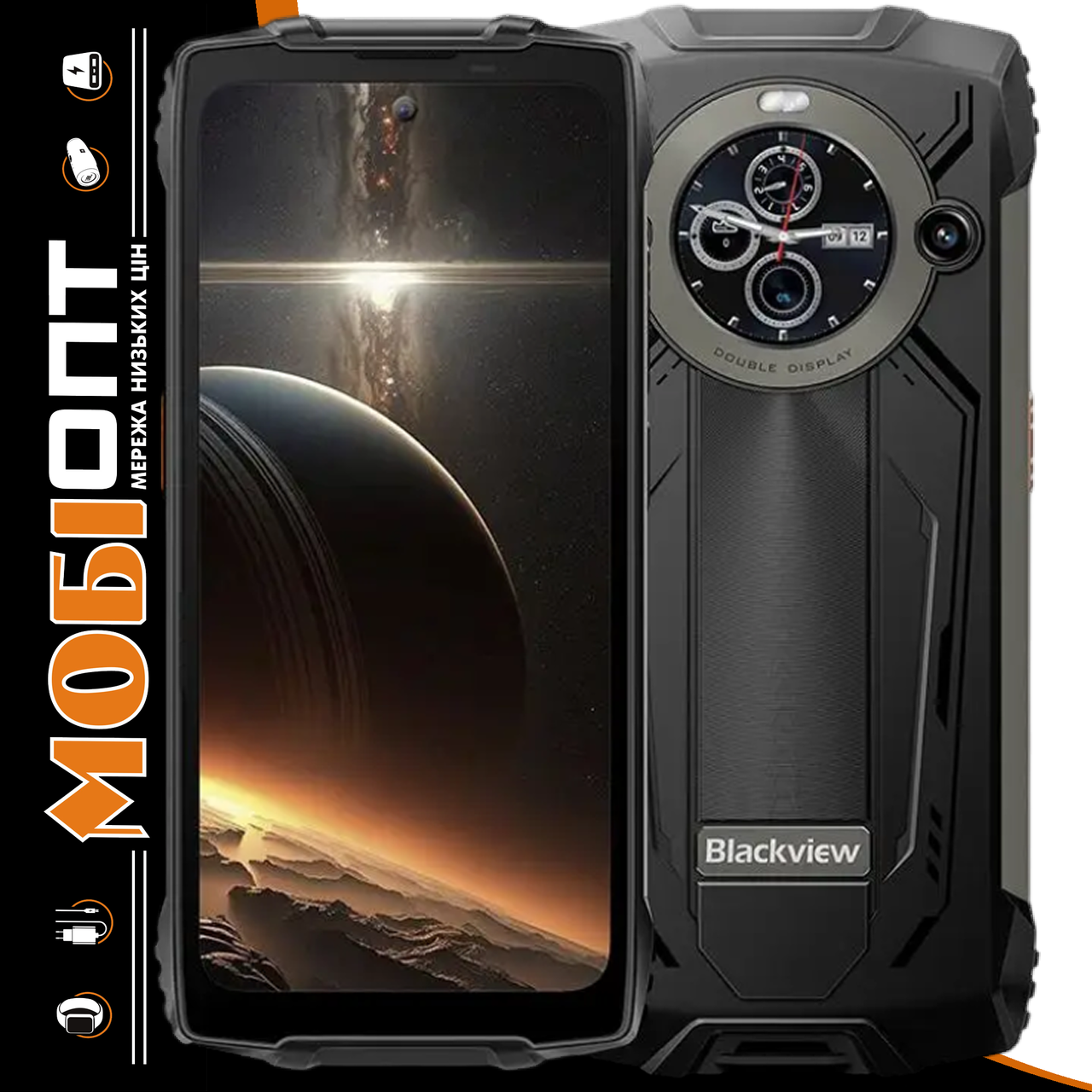 Смартфон Blackview BV8200 12/256Gb NFC Black Global version