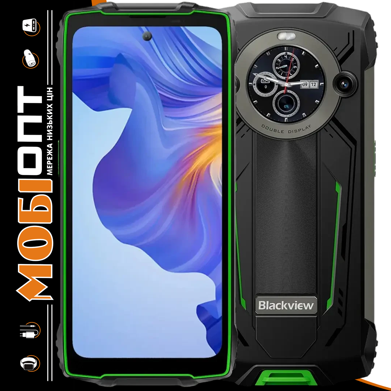 Смартфон Blackview BV8200 12/256Gb NFC Green Global version