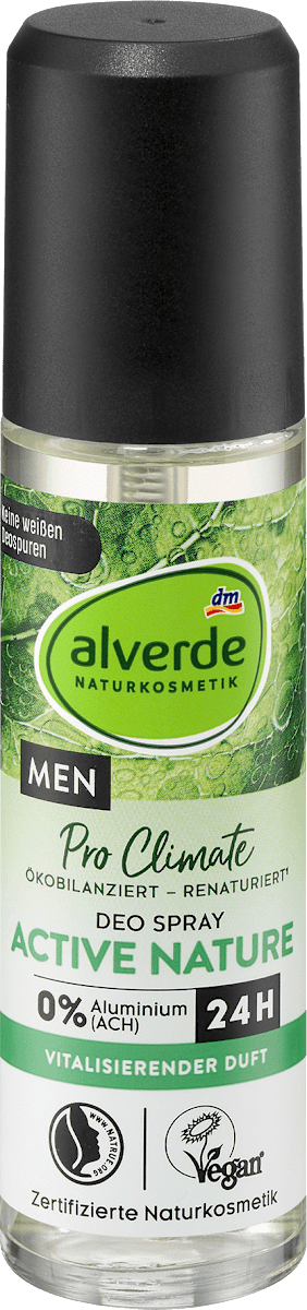 Дезодорант-спрей Alverde Men Active Nature 75 мл, фото 1