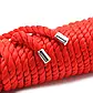 Бандажна мотузка для БДСМ, мотузка для зв'язування, шибарі, 10 метрів червона, фото 2