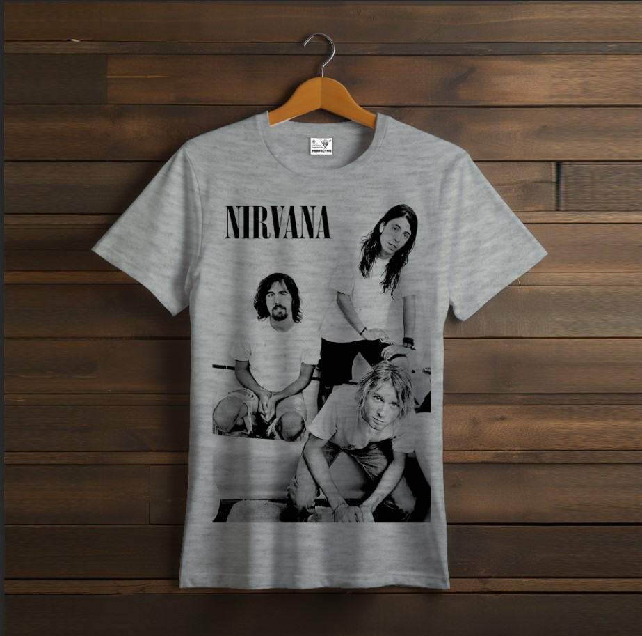 Футболка унісекс з принтом "NIRVANA, нірвана, лого, група, фанат, подарунок, Rock Band, група, гурт, рок, музиканти, виконавці 01"