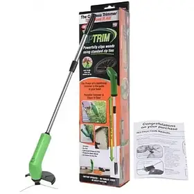 Триммер-газонокосарка для саду Zip Trim, на батарейках