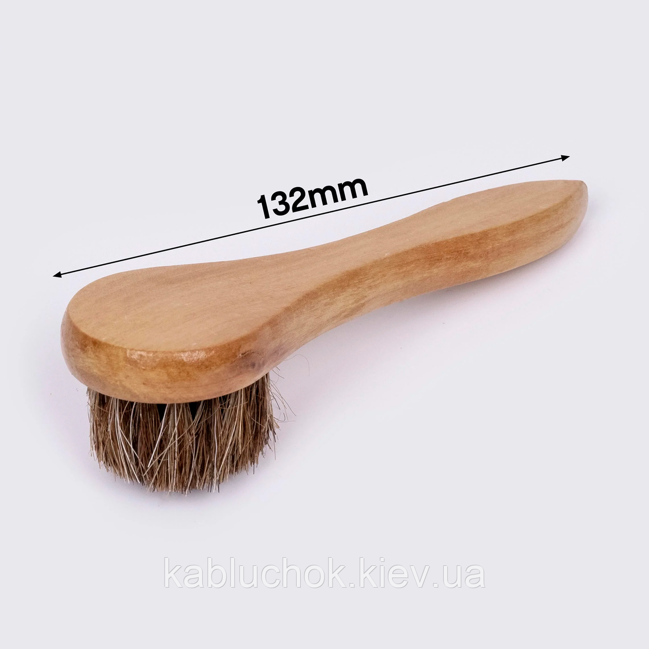 Щітка з ручкою для взуття Tarrago Dauber Brush, дерево, кінське волосся, фото 1