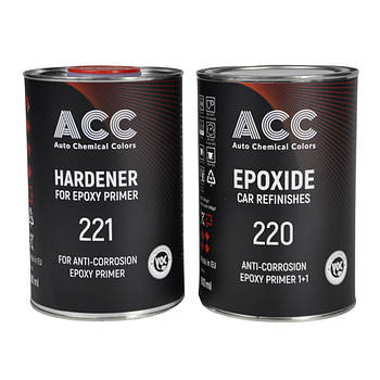 Епоксидний грунт ACC Epoxide Car Refinishers 220 чорний 0.8 (із затвердником 0.8 л)