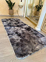 Хутряний ворсистий килимок Травичка 200х90/приліжковий килимок з довгим ворсом