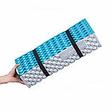 Килимок складний IXPE Naturehike Thickened NH20FCD07, алюмінієва плівка, 25 мм, блакитний, фото 5