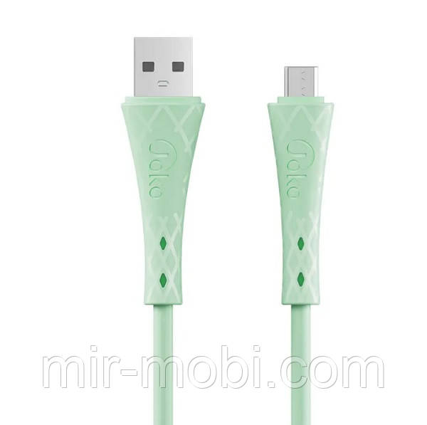 Кабель Joko DL26, Micro, 1m, 2.4A, Green