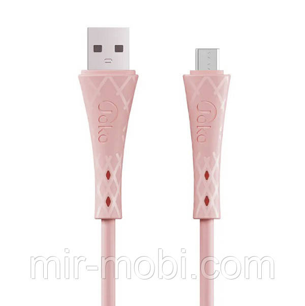 Кабель Joko DL26, Micro, 1m, 2.4A, Pink