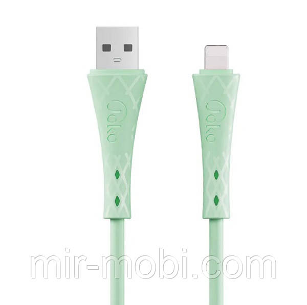 Кабель Joko DL27, Lightning, 1m, 2.4A, Green
