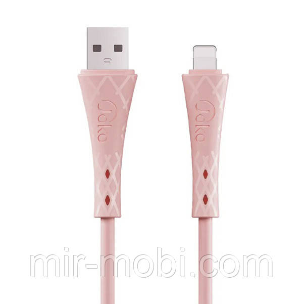 Кабель Joko DL27, Lightning, 1m, 2.4A, Pink