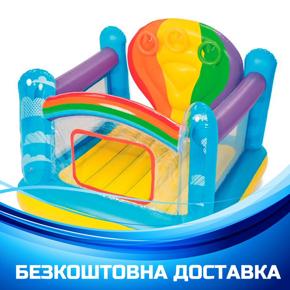 Надувний ігровий центр батут дитячий (175-173-135см, рем.комплект, до 85 кг) Bestway 52269, фото 1