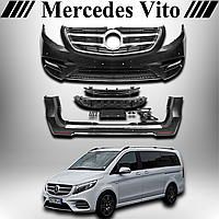 Автомобільний обвіс комплект рестайлінгу V-class AMG для Мерседес Віто W447 Mercedes Vito W447 2014г і вище