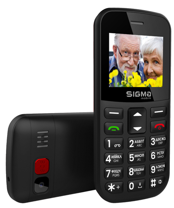 Телефон Sigma Comfort 50 CF115 Easy Black UA