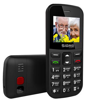 Телефон Sigma Comfort 50 CF115 Easy Black UA, фото 1