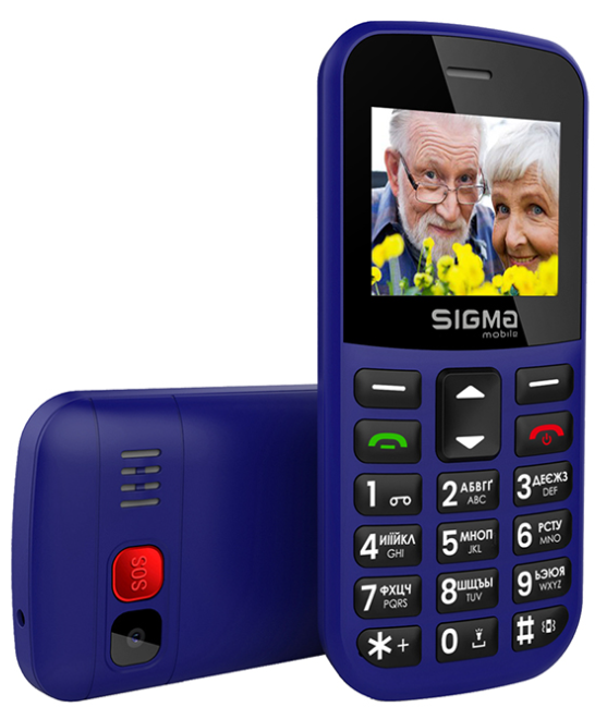 Телефон Sigma Comfort 50 CF115 Easy Blue UA