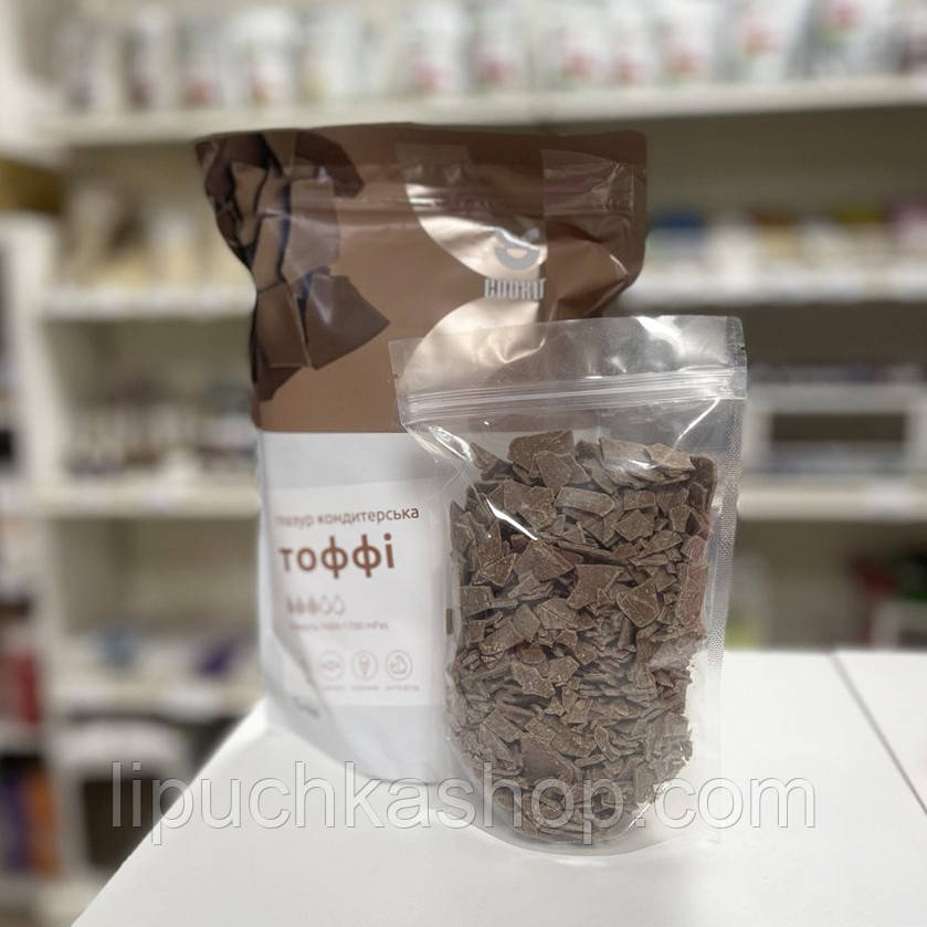 Глазур кондитерська уламки тоффі Cookit, 250 грам, фото 1