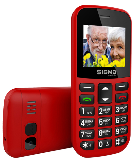 Телефон Sigma Comfort 50 CF115 Easy Red UA