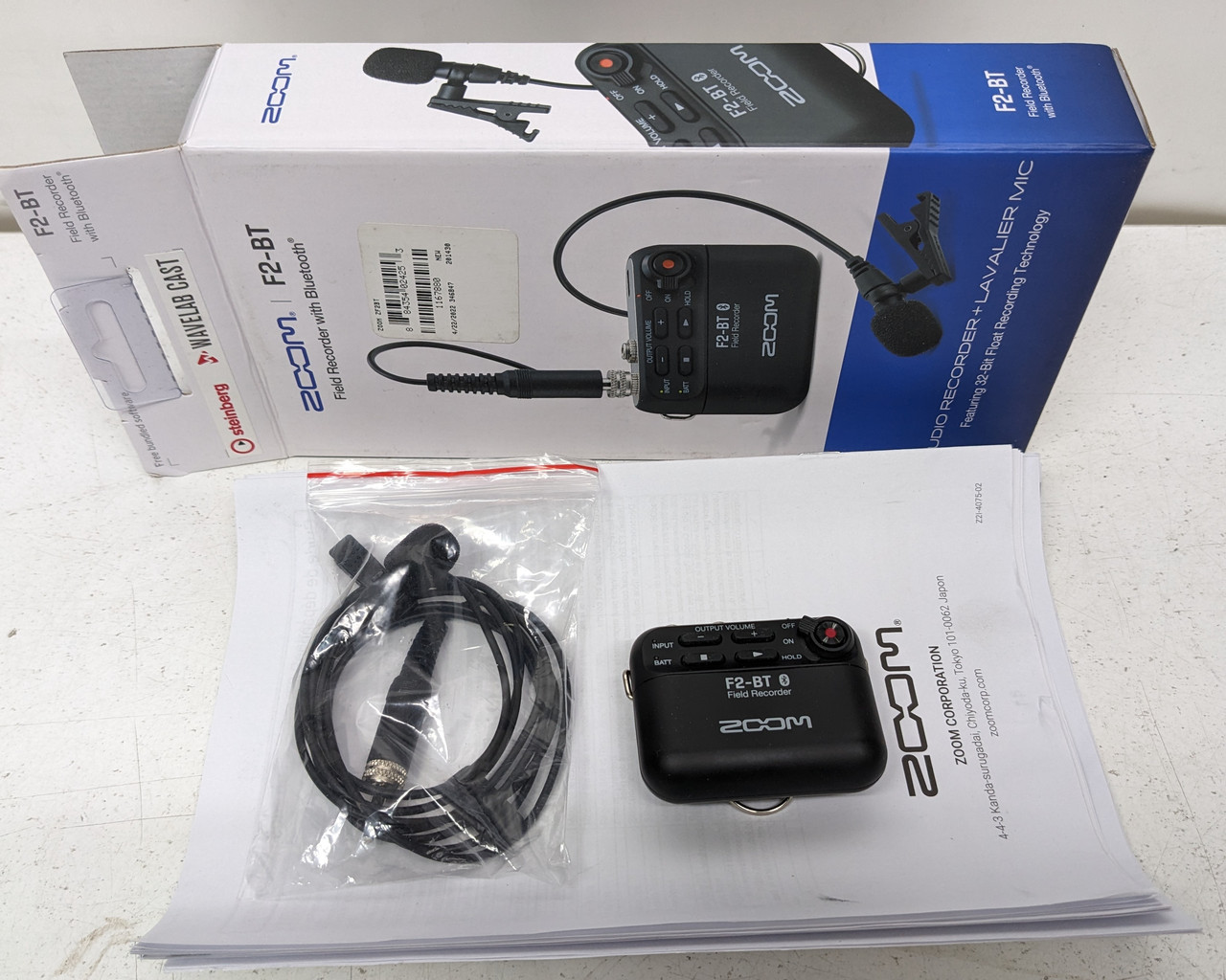 Zoom F2-BT аудіо рекордер 32-біт, Bluetooth