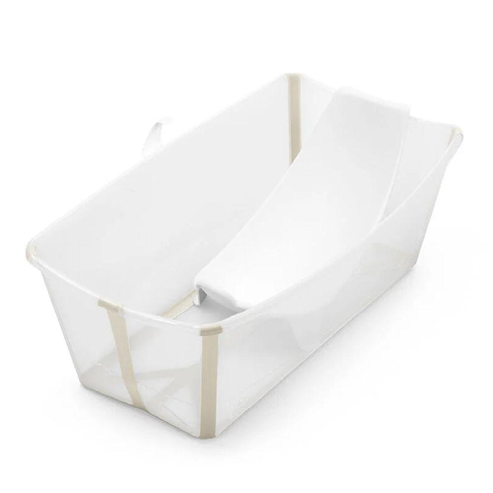Набір Stokke Flexi Bath Sandy Beige: ванночка складна та адаптер