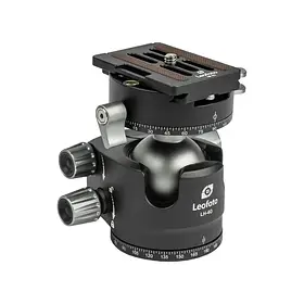 Головка штативна Leofoto LH-40PCL+NP-60 кульова із затискачем ARCA. Куля: 40 мм