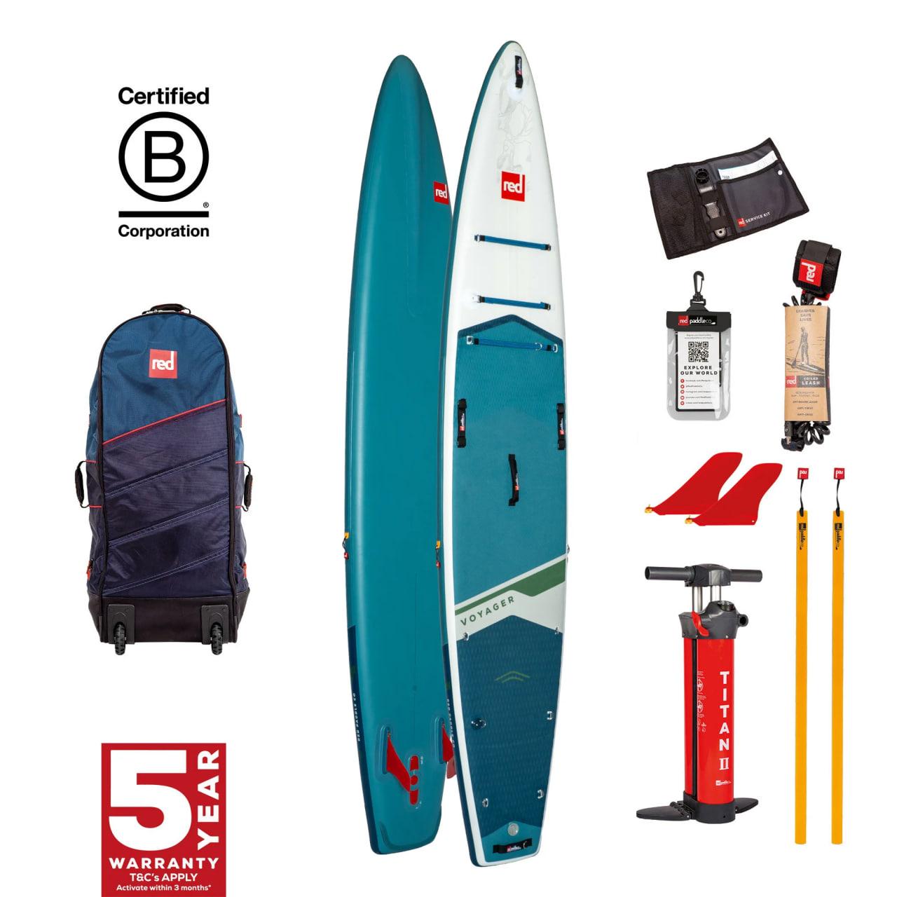 Сапборд Red Paddle Co Voyager 14'0" MSL800 2025 — надувна дошка для САП серфінгу, sup board
