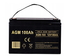 AGM Акумулятор 100Ah 12V VOLT VRLA (6AKUXAG100), фото 3
