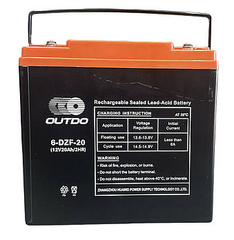 Акумулятор 12 V 12 Ah YT12B-4 180-165-75 мм (пастовий)