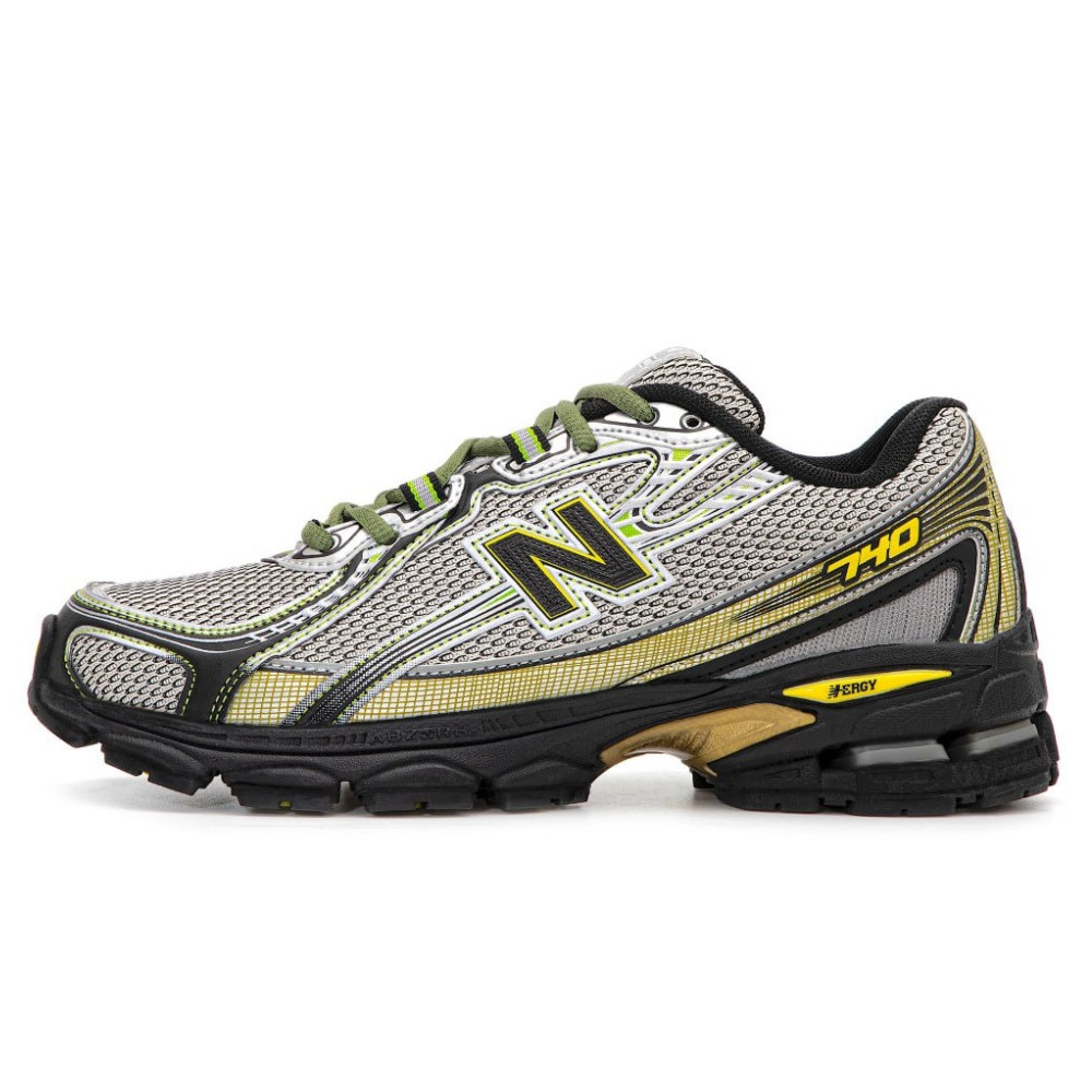 Чоловічі кросівки New Balance 740 Silver Yellow Black MR740VI, нью беланс 740 NB нб