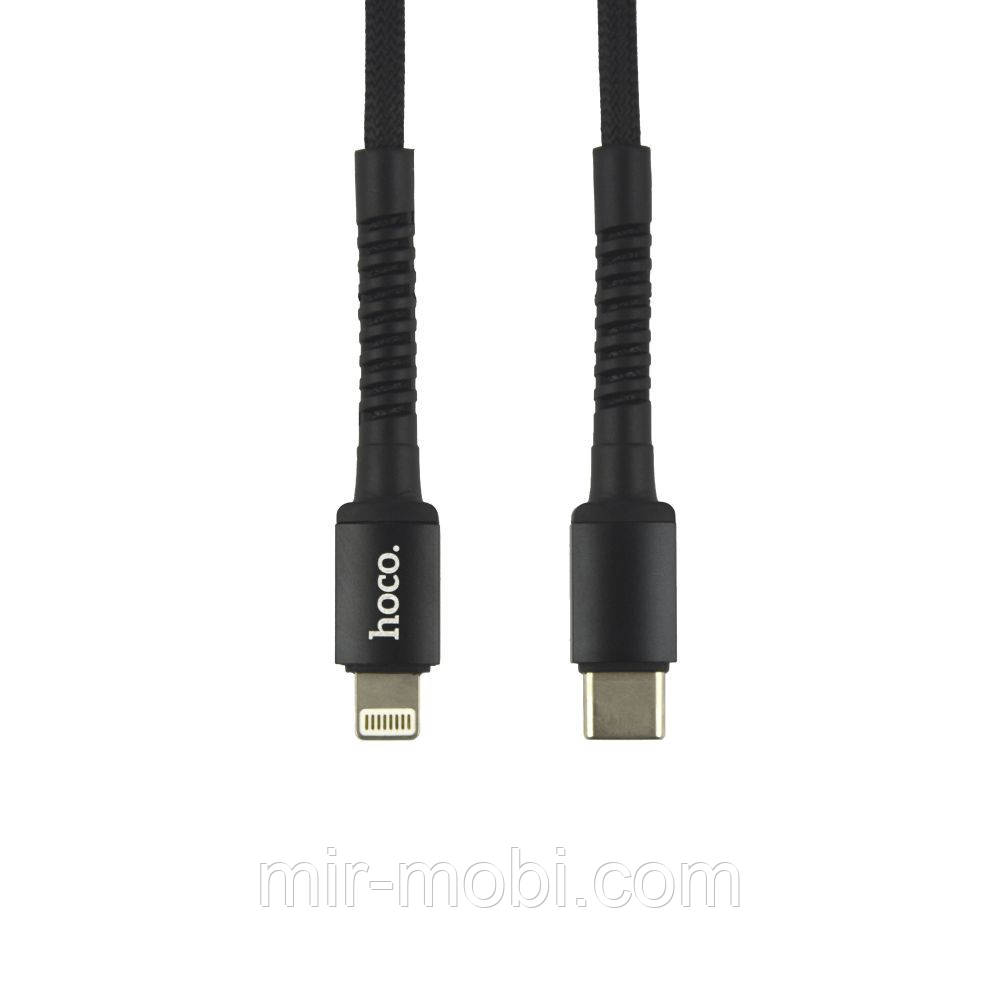 Кабель Hoco X71 Especial, Type-C to Lightning, 1m, PD 20W, Black