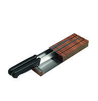 Вставка-тримач для кухонних ножів,TecnoInox Італія, темний дуб (TRKKNF08RS)