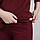 Бордова піжама тепла жіноча 44-58р., фото 3