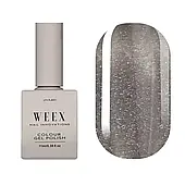 Гель-лак Weex Let's Dance 14 (світло-сірий, світловідбивний), 11ml