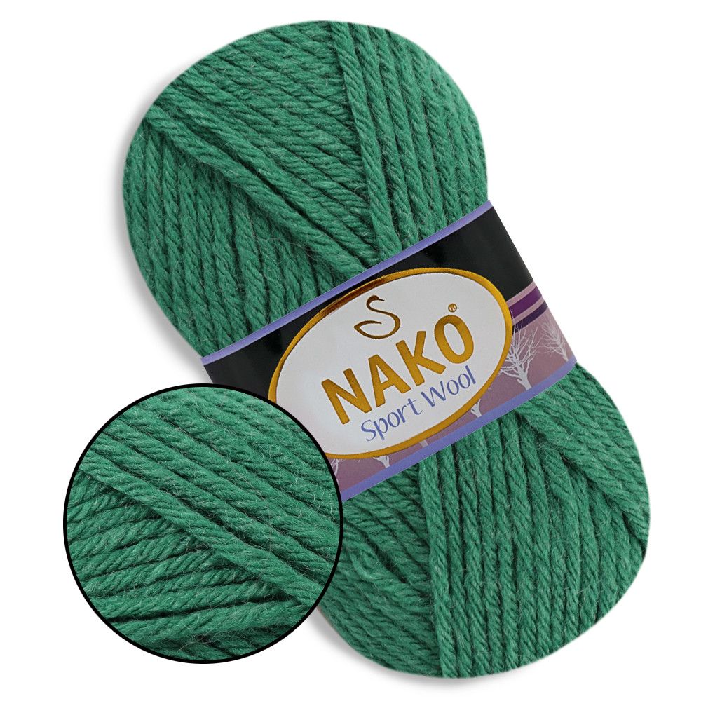 Nako Sport Wool, Изумруд №13871 - купить интернет-магазин товаров для ...