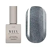 Гель-лак Weex Let's Dance 15 (темно-зелений, світловідбивний), 11ml