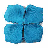 Пелюстки троянд штучні 100 штук 45 на 45 мм джинс, фото 2