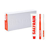 Набір Saltrain Dental Kit Зубна паста з фтором і сірою сіллю 100 мл + Щітка 2 шт.