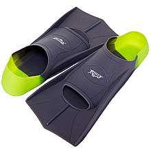 Короткі ласти CIMA для тренувань у басейні із закритою п'ятою, розмір (XL) 42-44 Чорний/Салатовий PL-6090-05