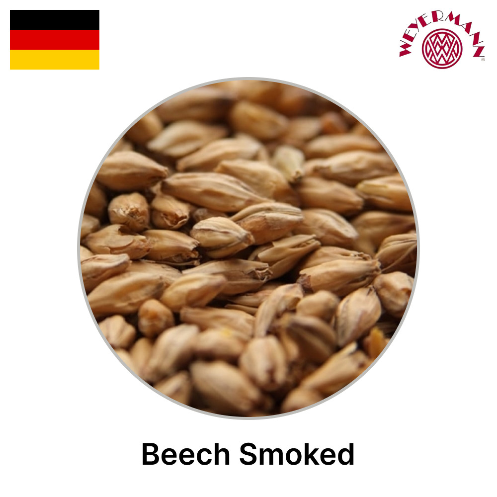 Солод для віскі спеціальний копчений Beech Smoked EBC 4-8, 1кг