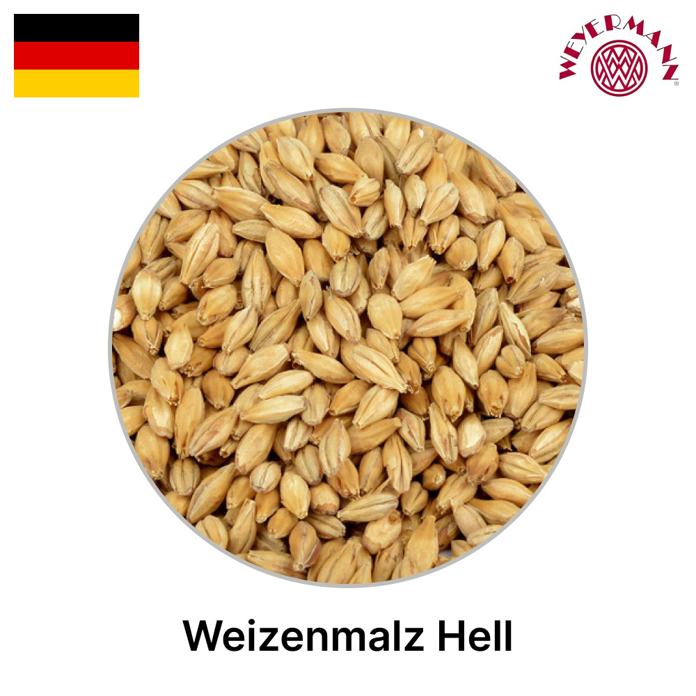 Солод пшеничний Wheat malt pale (Weizenmalz hell), EBC 3-5, 1кг