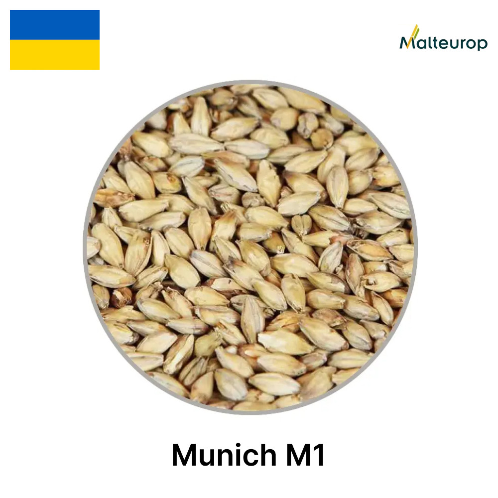 Солод ячмінний Мюнік М1 EBC 14, 1 кг