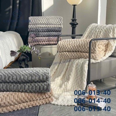 Плед «3 Д, соти» розмір 160*210 мікс кольорів у пачці від 5 шт., фото 1